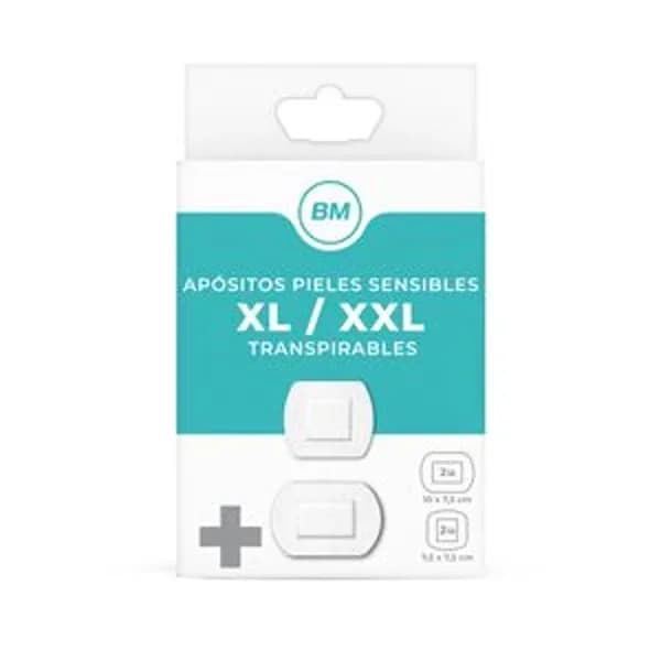 Tiras adhesivas piel sensible xl caja 4 uds - 3.98 ud - Imagen del producto en Findit
