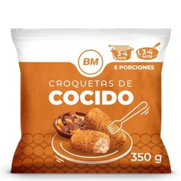 Croquetas de cocido 350 g - 0.35 kg - Imagen del producto en Findit