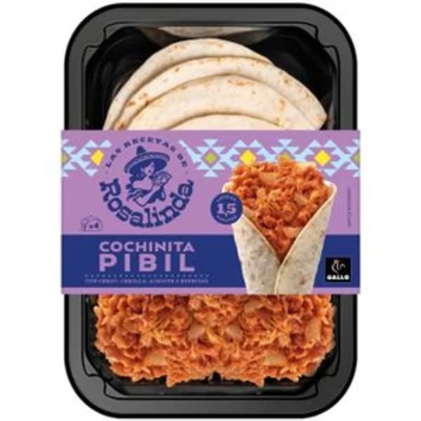 Fajitas cochinita pibil 220 g - 0.22 kg - Imagen del producto en Findit