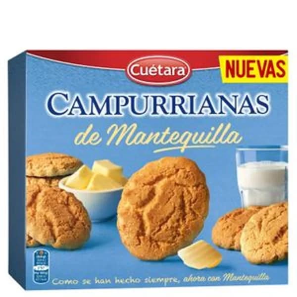 Galletas Campurrianas de mantequilla 160 g - 0.16 kg - Imagen del producto en Findit