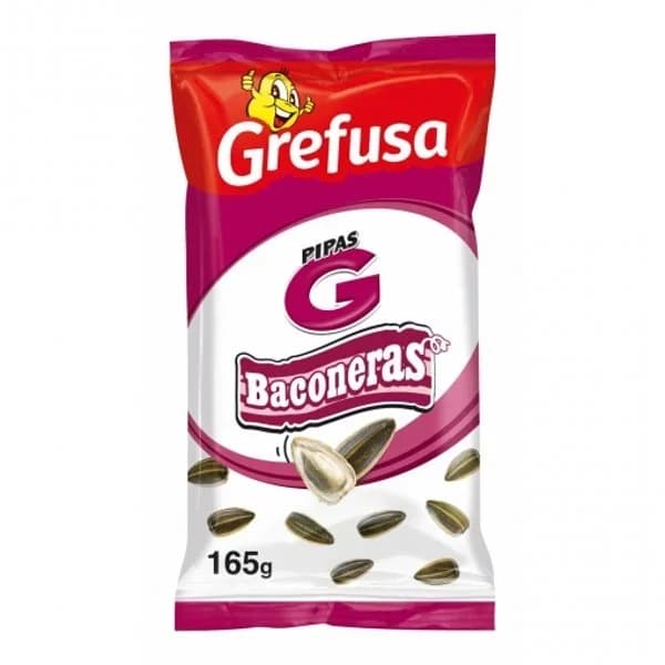 Pipas G baconeras GREFUSA, bolsa 165 g - 0.17 kg - Imagen del producto en Findit