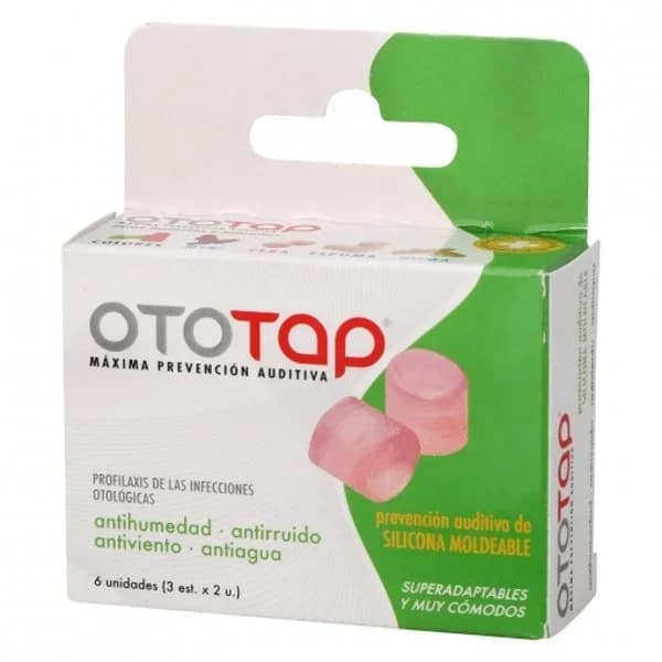 Tapones de silicona Ototap 6 ud. - 1 ud - Imagen del producto en Findit