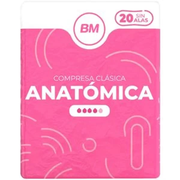 Compresas anatomica celulosa 20 uds - 19.83 ud - Imagen del producto en Findit