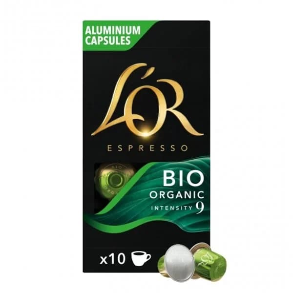 Café espresso en cápsulas ecológico L'or Bio Organic 10 ud. - 10.11 ud - Imagen del producto en Findit