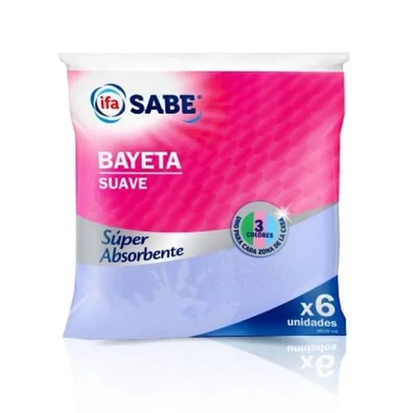 Bayeta super absorbente 6 unidades - 5.86 ud - Imagen del producto en Findit