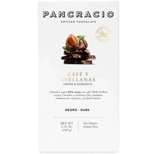 Chocolate negro 64% con café y avellanas 100 g - 0.1 kg - Imagen del producto en Findit