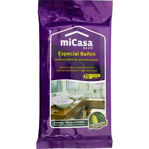Toallitas Limpiadoras Baño - 1 ud - Imagen del producto en Findit