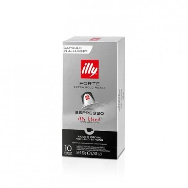 Café expresso forte compatible Nespresso ILLY, caja 10 uds - 10 ud - Imagen del producto en Findit