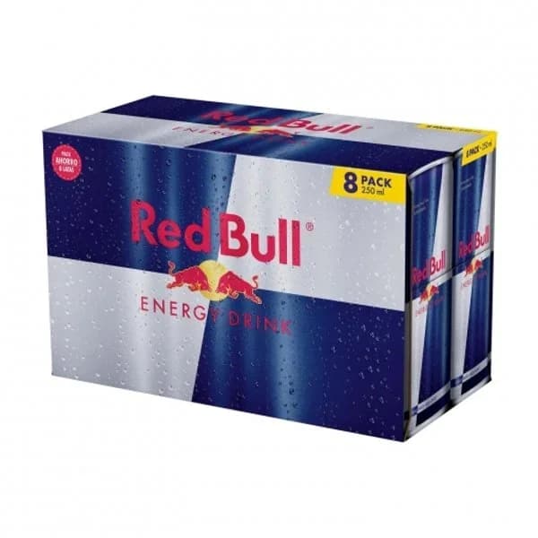 Red Bull Bebida Energética pack 8 latas 25 cl - 2 l - Imagen del producto en Findit