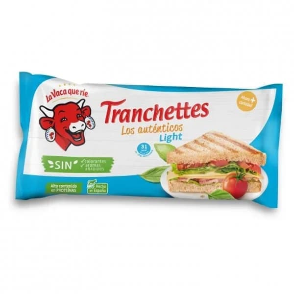 Queso tranchetes light 14 lonchas - 0.26 kg - Imagen del producto en Findit
