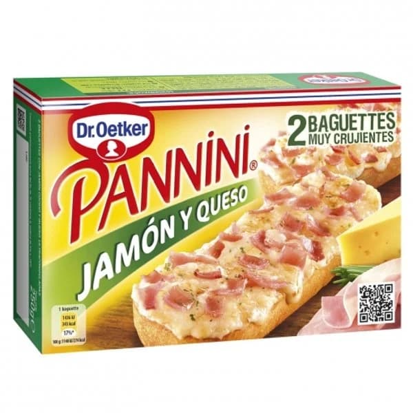 Pannini Jamon y Queso Congelado - 0.25 ud - Imagen del producto en Findit