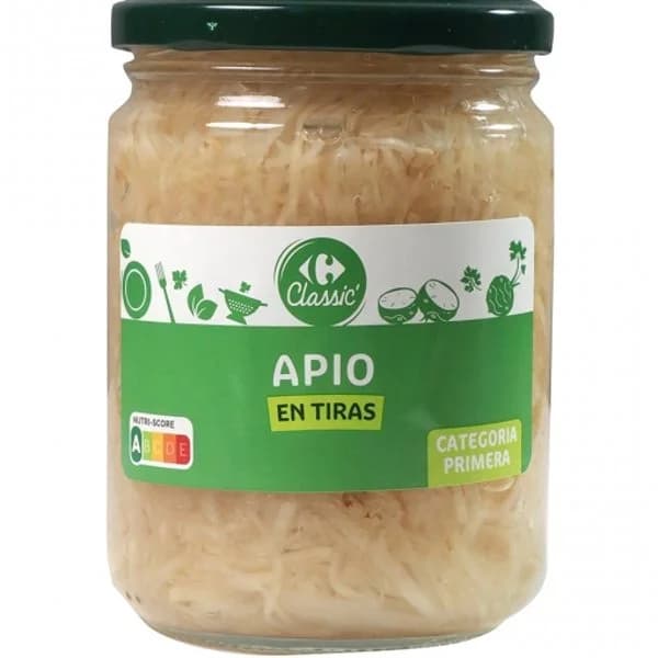 Apio en tiras Classic Carrefour, 250 g. - 0.25 kg - Imagen del producto en Findit