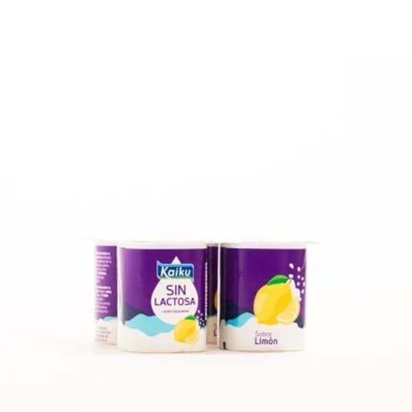 Yogur sin lactosa sabor limón 4x125 g - 0.5 kg - Imagen del producto en Findit