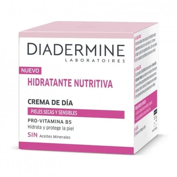 Crema de día hidratante nutritiva piel seca/sensible Diadermine frasco 50 ml - 0.05 l - Imagen del producto en Findit