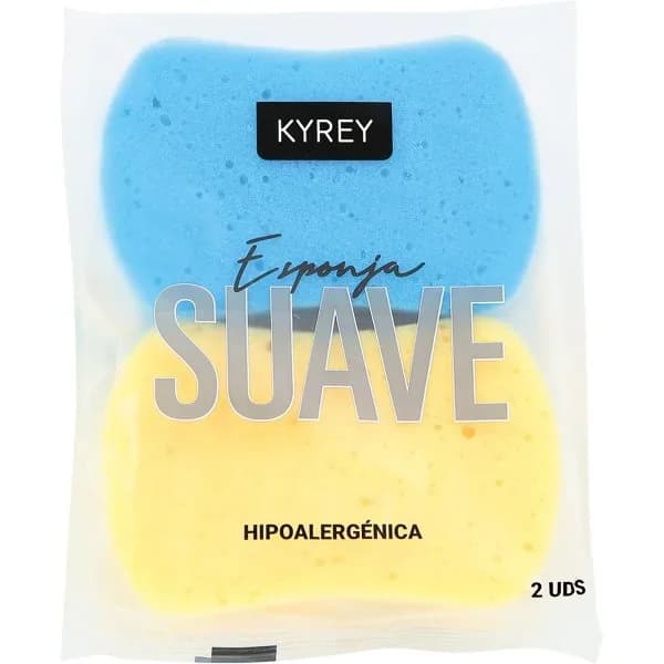 Esponja Suave Hipoalergénica - 2 ud - Imagen del producto en Findit