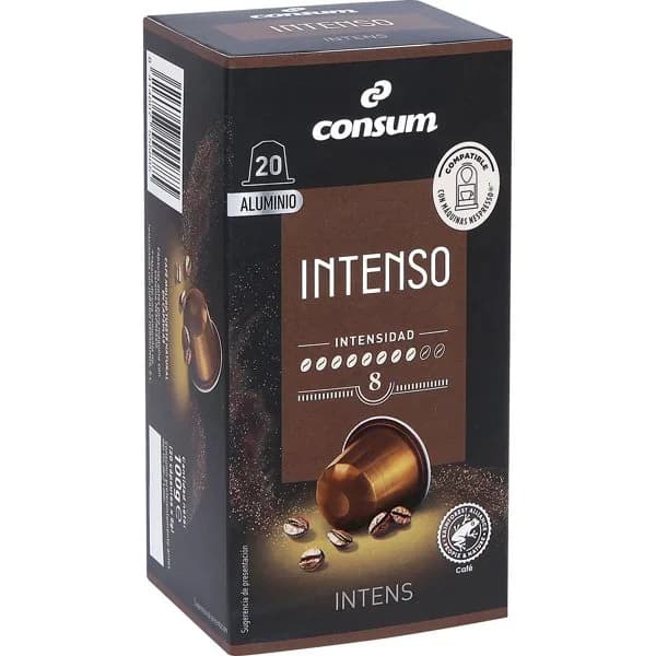 Café Intenso 20 Cápsulas - 20 ud - Imagen del producto en Findit