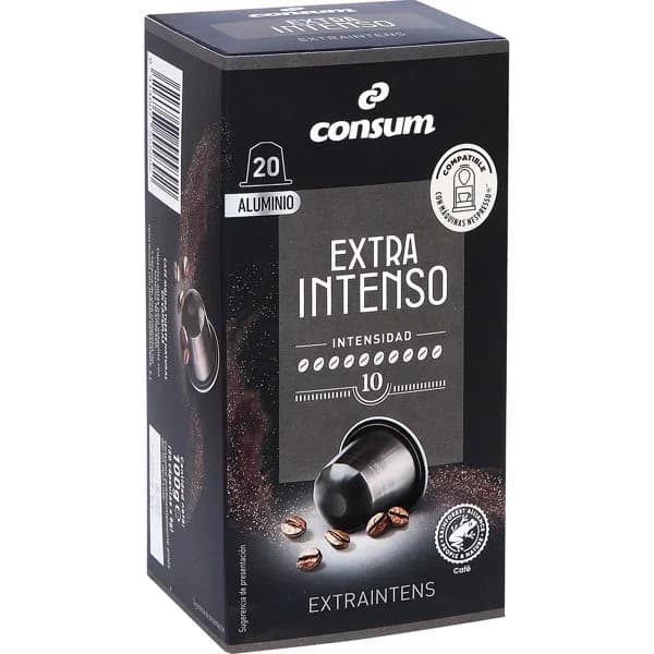 Café Extra Intenso 20 Cápsulas - 20 ud - Imagen del producto en Findit