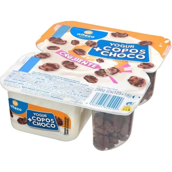 Yogur Con Copos Chocolate - 0.29 kg - Imagen del producto en Findit