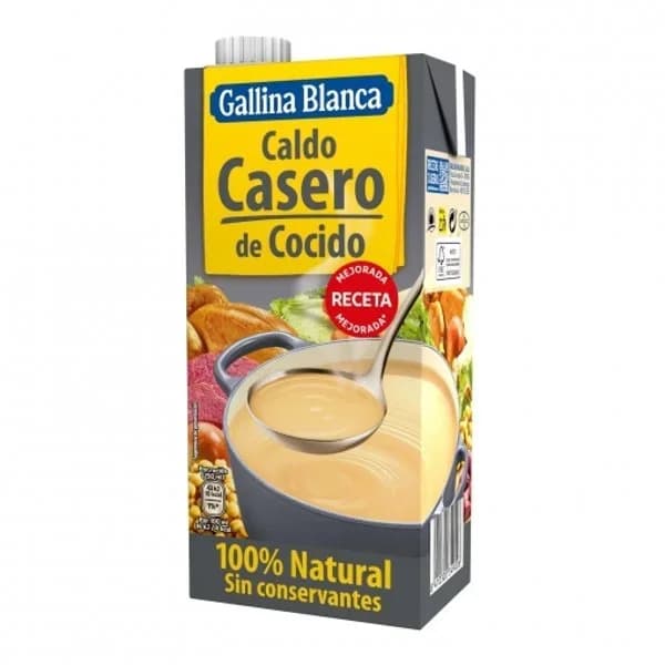 Caldo de cocido casero Gallina Blanca - 1 l - Imagen del producto en Findit