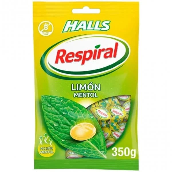 Caramelos sabor limón Respiral sin gluten 350 g. - 0.35 kg - Imagen del producto en Findit