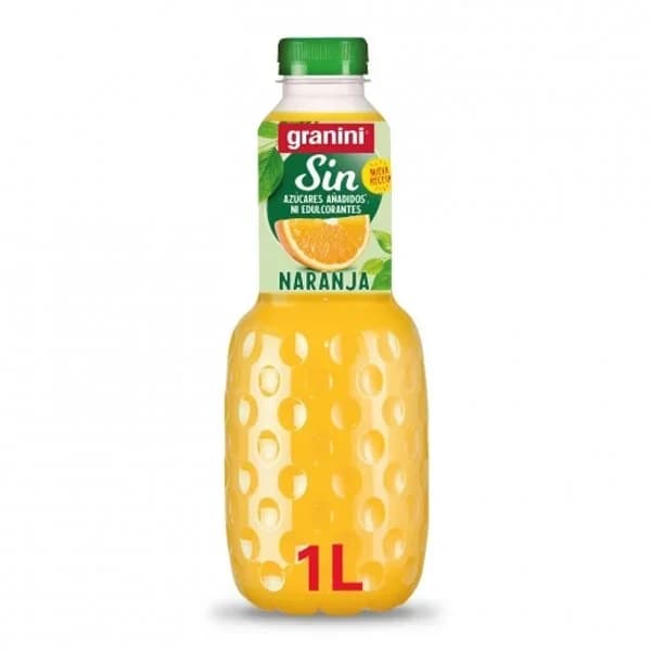 Néctar de naranja sin GRANINI, botella 1 litro - 1 l - Imagen del producto en Findit