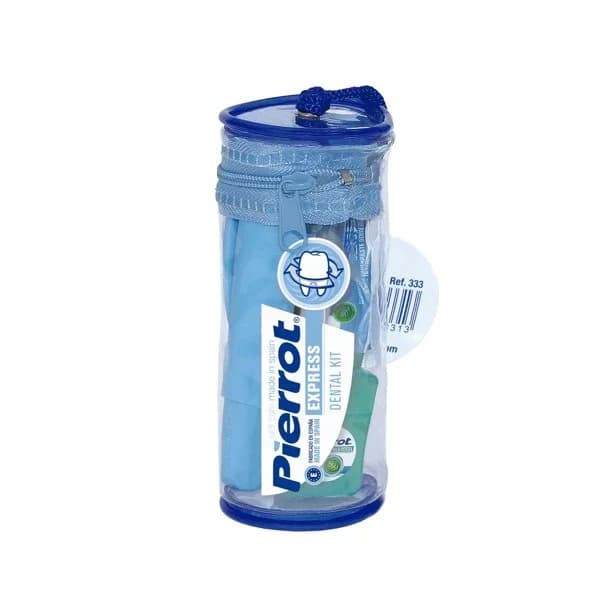 Kit dental viaje Pierrot: cepillo, dentífrico y hilo dental 1 ud. - 1 ud - Imagen del producto en Findit