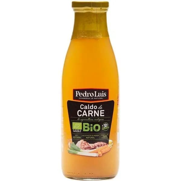 Caldo de cocido ecológico PEDRO LUIS, botella 750 ml - 0.75 l - Imagen del producto en Findit