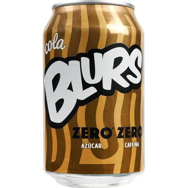 Refresco de cola BLURS ZERO ZERO, lata 33 cl - 1 ud - Imagen del producto en Findit