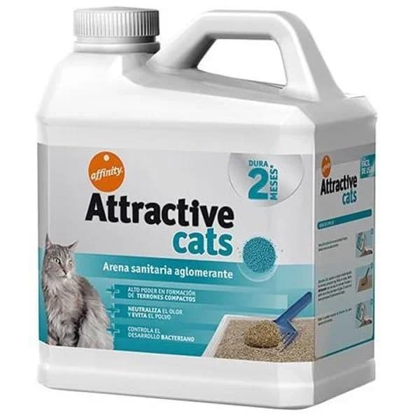 Arena Absorbente Attractive Cats 6.36 Kg - 6.36 kg - Imagen del producto en Findit