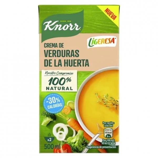 Crema Verduras de la Huerta Brik 500ML - 0.5 l - Imagen del producto en Findit