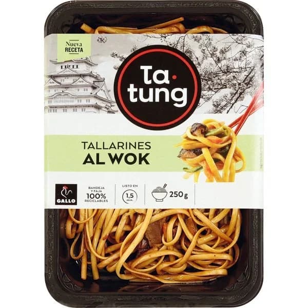 Tallarines al Wok Refrigerados 250G - 0.25 kg - Imagen del producto en Findit