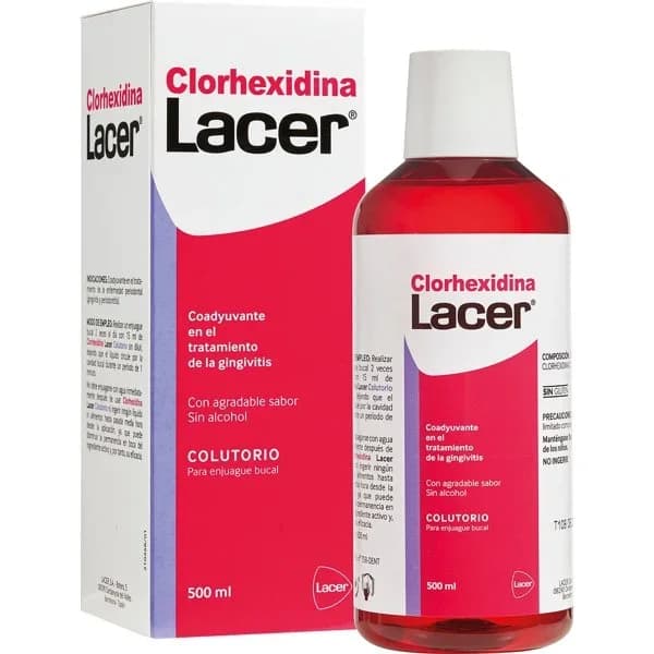 Colutorio Clorhexidina LACER, botella 500 ml - 0.5 l - Imagen del producto en Findit
