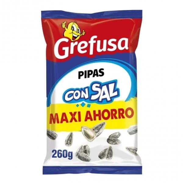 Pipas con sal Grefusa 260 g. - 0.26 kg - Imagen del producto en Findit