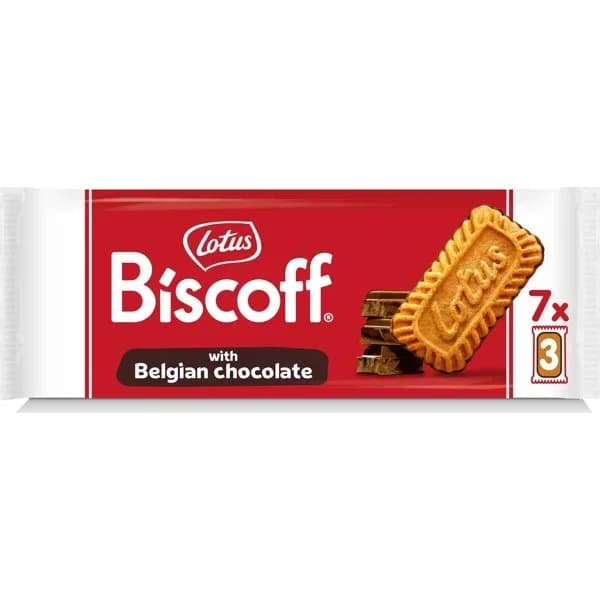 Galleta de chocolate caramelizada LOTUS, paquete 154 g - 0.15 kg - Imagen del producto en Findit