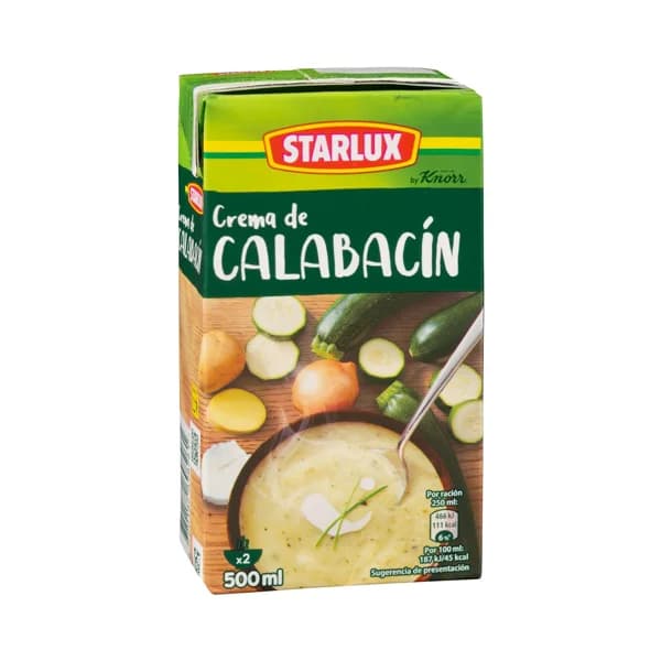 Crema de calabacín Starlux con queso de cabra - 0.5 l - Imagen del producto en Findit