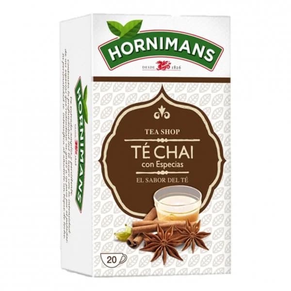 Té Chai con especias en bolsitas Hornimans 20 ud. - 19.93 ud - Imagen del producto en Findit