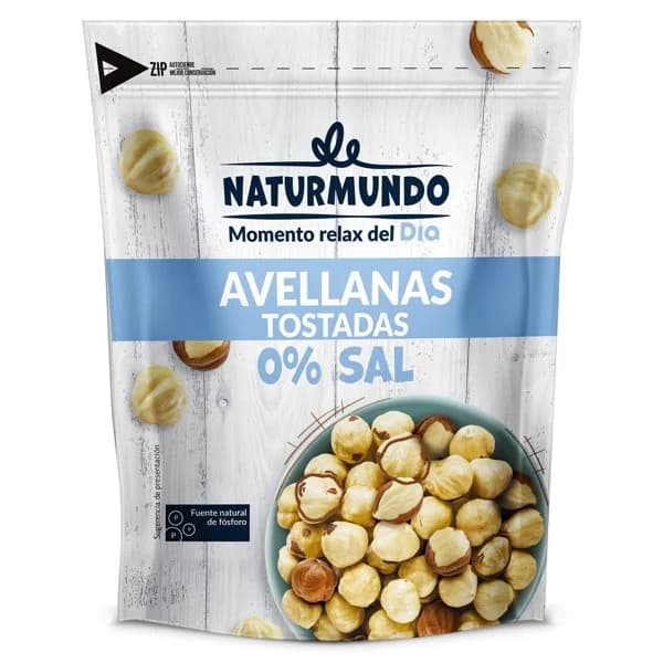 Avellanas tostadas Naturmundo de Dia bolsa 200 g - 0.2 ud - Imagen del producto en Findit