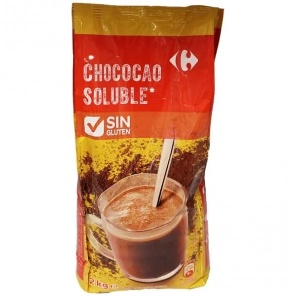 Cacao soluble instantáneo Carrefour Classic sin gluten 2 kg. - 2 kg - Imagen del producto en Findit