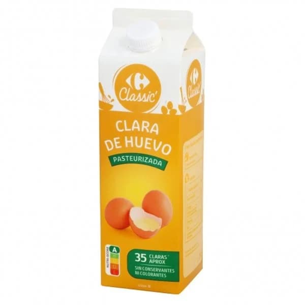 Clara de huevo pasteurizada Carrefour Classic' 1 l. - 1 l - Imagen del producto en Findit