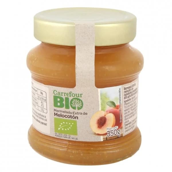 Mermelada de melocotón ecológica Carrefour Bio 350 g. - 0.35 kg - Imagen del producto en Findit