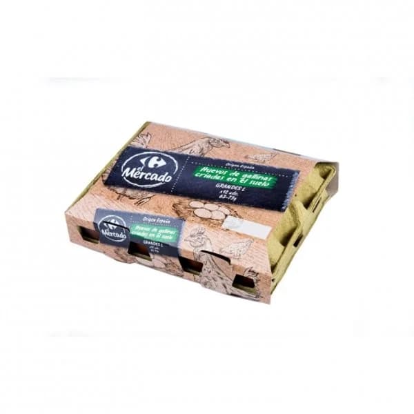 Huevos Frescos Carrefour El Mercado 12 ud. - 12 ud - Imagen del producto en Findit