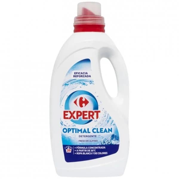 Detergente líquido frescor alpino Optimal Clean Carrefour Expert 39 lavados. - 39.08 ud - Imagen del producto en Findit