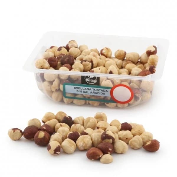 Avellana tostada sin sal Carrefour El Mercado tarrina de 225 g - 0.23 kg - Imagen del producto en Findit