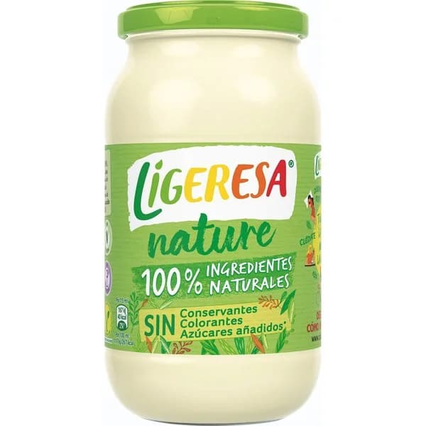 Mayonesa Nature Ligeresa sin gluten y sin lactosa tarro 430 ml. - 0.43 l - Imagen del producto en Findit