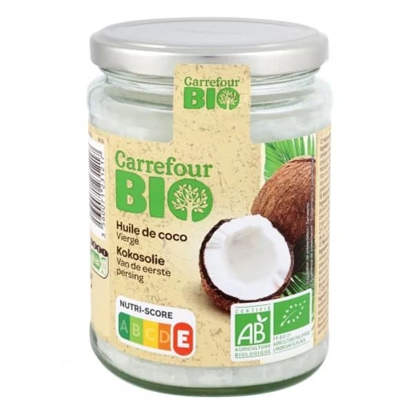 Aceite de coco ecológico Carrefour Bio 460 ml. - 0.46 l - Imagen del producto en Findit