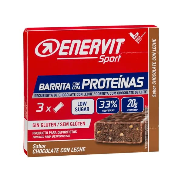 Barrita con proteínas Enervit Sport sabor chocolate con leche - 0.18 kg - Imagen del producto en Findit