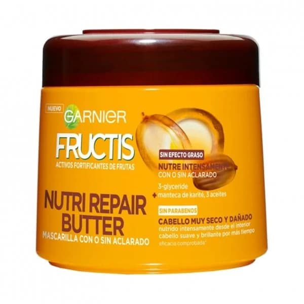 Mascarilla capilar Nutri Repair Butter para cabello muy seco y dañado Garnier-Fructis 300 ml. - 0.3 l - Imagen del producto en Findit