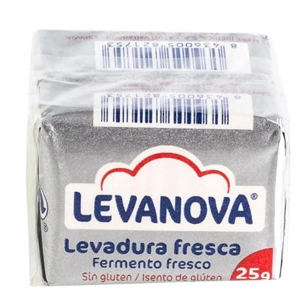 Levadura fresca 2x25 g - 0.05 ud - Imagen del producto en Findit