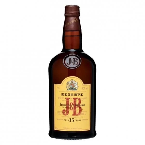 Whisky J&B escocés 15 años 70 cl. - 0.7 l - Imagen del producto en Findit