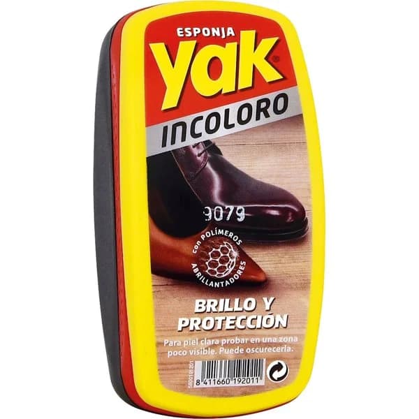 Esponja de calzado incoloro brillo y protección Yak - 1 ud - Imagen del producto en Findit